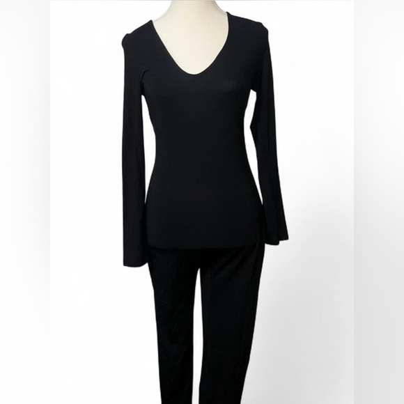 Casual black jumpsuit - Picture 3 of 4